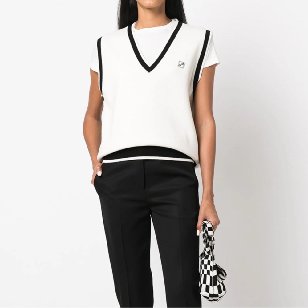 We11Done Off-white Wool Vest